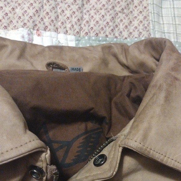 vintage U2 Wear Me Out leather bomber flight jacket. - Picture 8 of 16